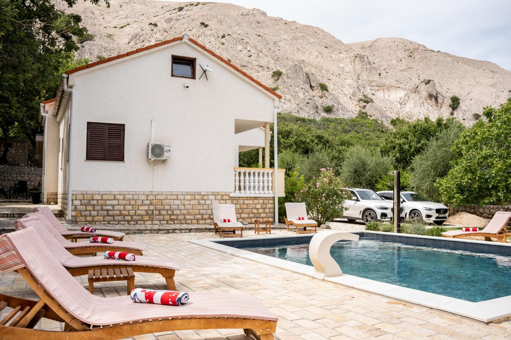 Villa Pag Dubrava Relax With Pool Bosana Exteriér fotografie