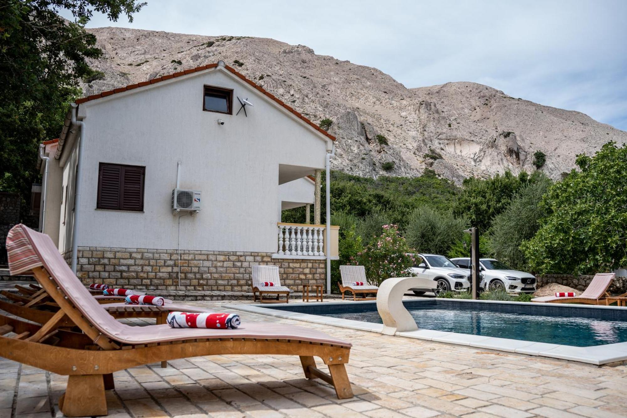 Villa Pag Dubrava Relax With Pool Bosana Exteriér fotografie