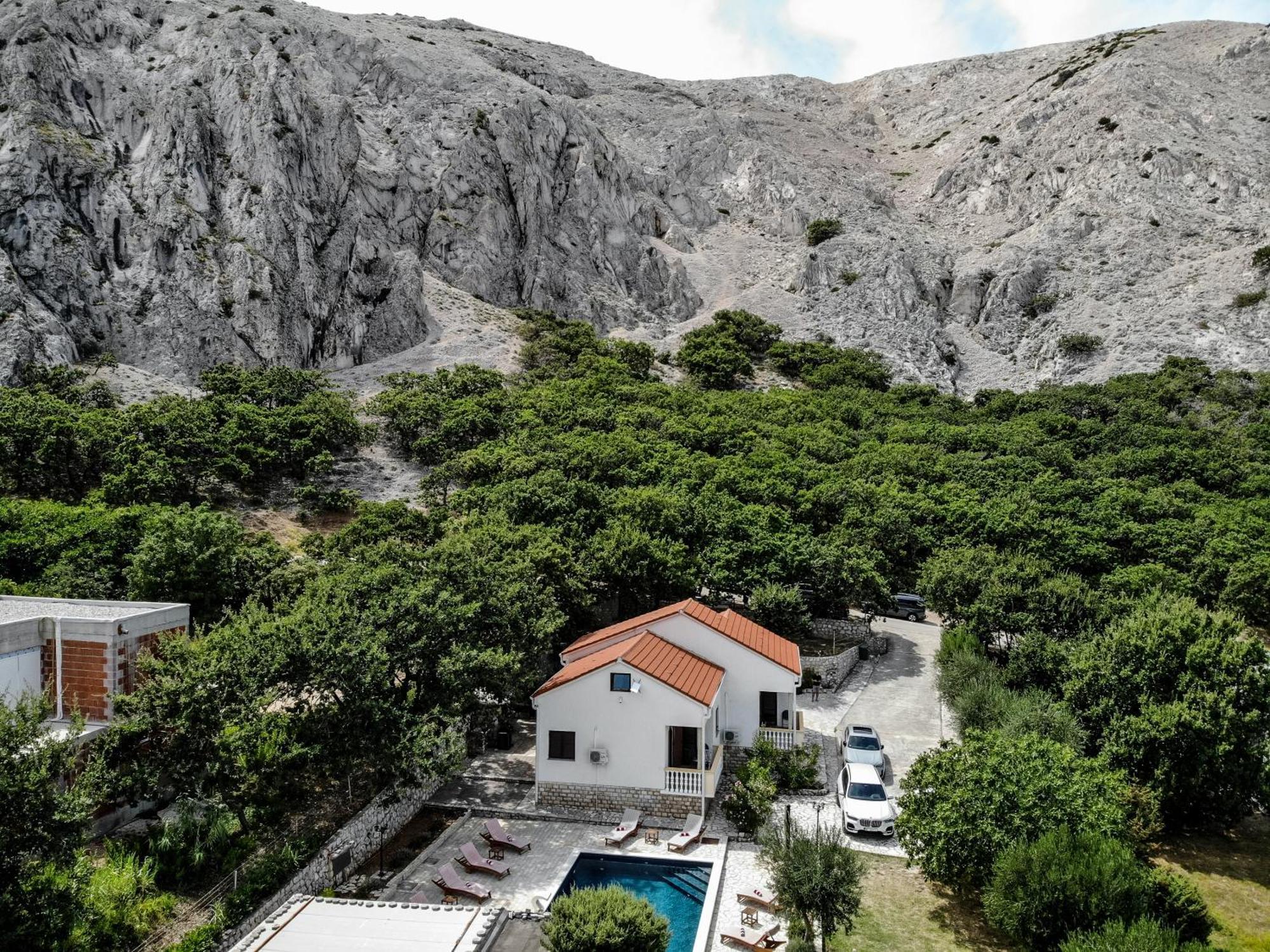 Villa Pag Dubrava Relax With Pool Bosana Exteriér fotografie