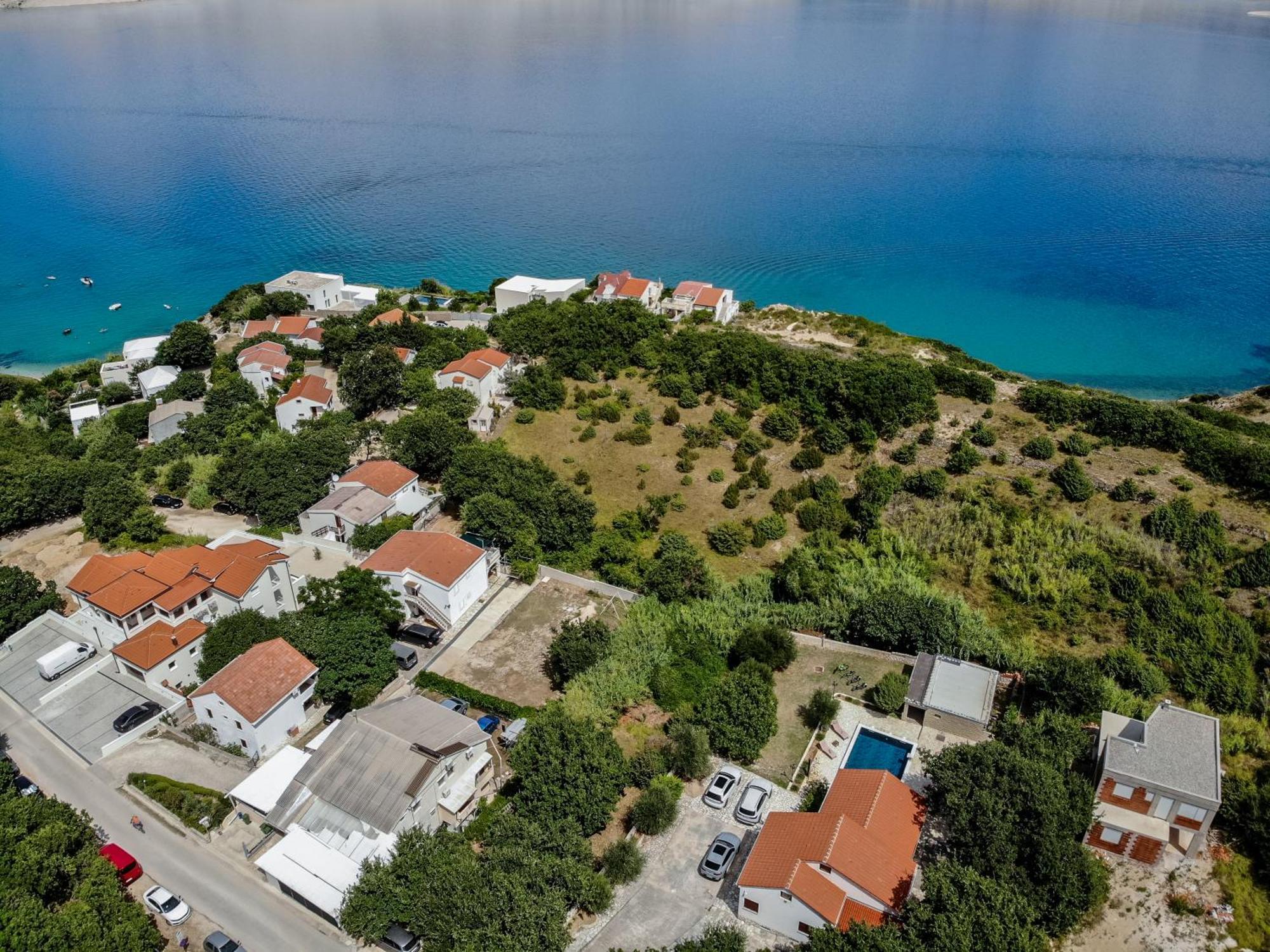 Villa Pag Dubrava Relax With Pool Bosana Exteriér fotografie